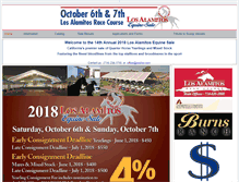 Tablet Screenshot of losalamitosequinesale.com